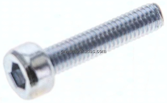 Zylinderschraube DIN 912, M 3x14, Stahl verzinkt 8.8