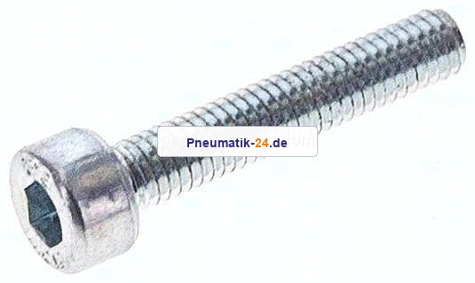 Zylinderschraube DIN 912, M 3x16, Stahl verzinkt 8.8