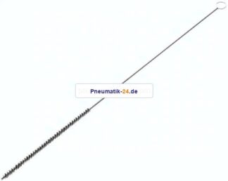 Zylinderbürste mit Öse, 4 mm, Stahldraht gewellt