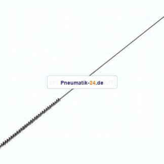 Zylinderbürste mit Öse, 4 mm, Stahldraht gewellt