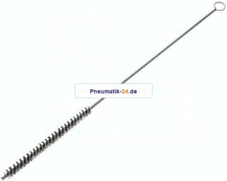 Zylinderbürste mit Öse, 8 mm, Stahldraht gewellt