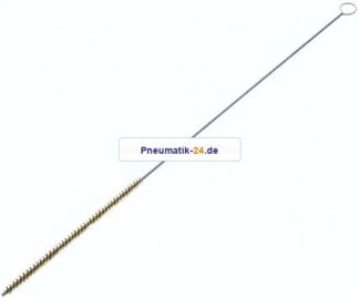 Zylinderbürste mit Öse, 4 mm, Messingdraht gewellt