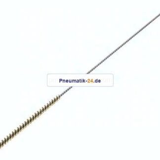 Zylinderbürste mit Öse, 6 mm, Messingdraht gewellt