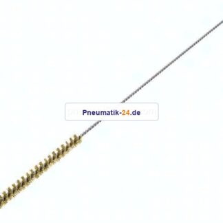 Zylinderbürste mit Öse, 8 mm, Messingdraht gewellt