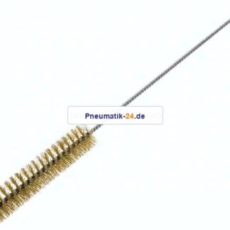 Zylinderbürste mit Öse, 20 mm, Messingdraht gewellt