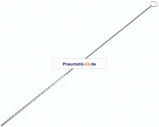 Zylinderbürste mit Öse, 8 mm, Nylon glatt