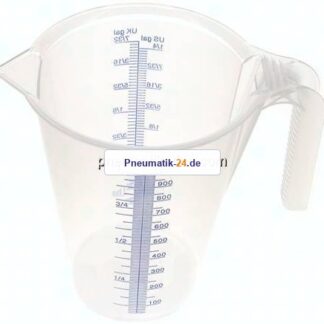 1 ltr. Messbecher (PP, transparent), mit Skalierung, lebensmittelecht