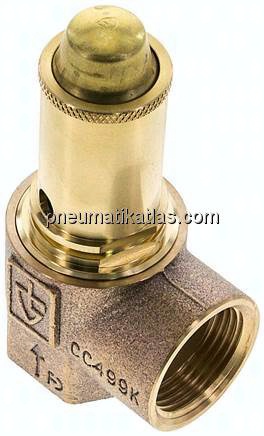 TÜV-Ecksicherheitsventil G 3/4", 10,5 bar Standard