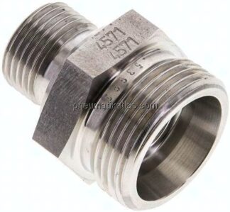 Gerade Schneidringverschr. G 3/8"-18 L (M26x1,5), ohne Mutter & Schneidring, 1.4571