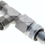 Einstellb. L-Schneidringverschraubung M 14x1,5-10 L (M16x1,5), ohne Mutter & Schneidring, Stahl ve