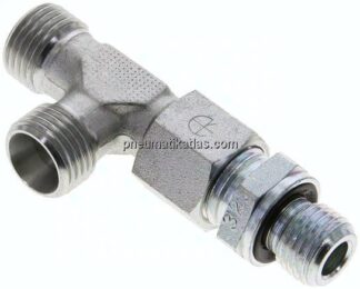 Einstellb. L-Schneidringverschraubung M 14x1,5-10 L (M16x1,5), ohne Mutter & Schneidring, Stahl ve
