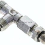 Einstellb. L-Schneidringverschraubung G 1/8"-6 L (M12x1,5), ohne Mutter & Schneidring, Stahl verzi