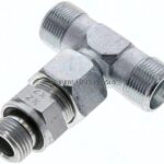 Einstellb. T-Schneidringverschraub.G 1/2"-16 S (M24x1,5), ohne Mutter & Schneidring, Stahl verzink