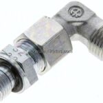 Einstellb. Winkel-Schneidringverschr. G 1/4"-10 L (M16x1,5), ohne Mutter & Schneidring, Stahl verz