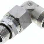 Einstellb. Winkel-Schneidringverschr. G 3/4"-22 L (M30x2), ohne Mutter & Schneidring, Stahl verzin