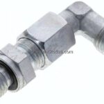 Einstellb. Winkel-Schneidringverschr. M 12x1,5-6 S (M14x1,5), ohne Mutter & Schneidring, Stahl ver