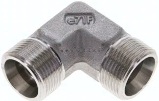 Winkel-Schneidringverschraubung 16 S (M24x1,5), ohne Mutter & Schneidring, 1.4571