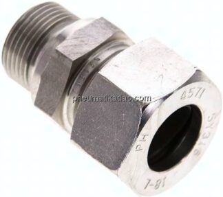 Gerade Schneidringverschr. M 22x1,5-18 L (M26x1,5), 1.4571