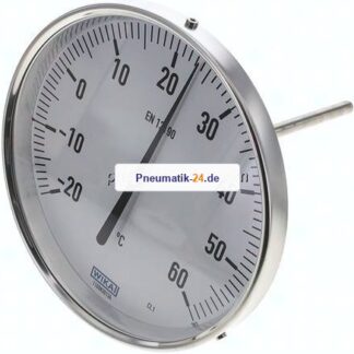Bimetallthermometer, waagerecht D160/-20 bis +60°C/160mm
