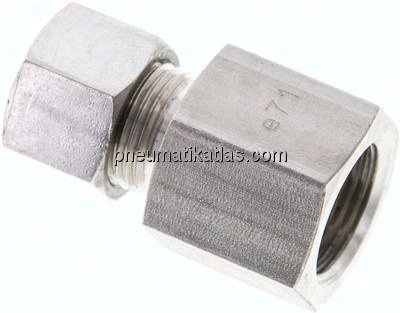 Aufschraub-Schneidringverschr. M 20x1,5-12 L (M18x1,5), 1.4571