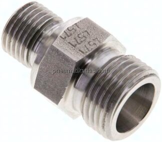 Gerade Schneidringverschr. G 1/4"-10 S (M18x1,5), ohne Mutter & Schneidring, 1.4571