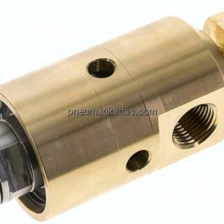Drehdurchführ. G 1/2"-G 3/8", Welle-Rohr G 1/2"-13mm