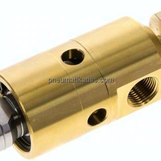 Drehdurchführ. G 3/8"-G 1/4", Welle-Rohr G 3/8"-9mm