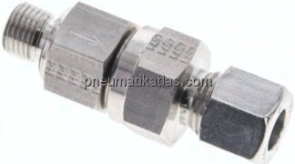 Hydraulik-Rückschlagventil 10 L (M16x1,5)-G 1/4", 1.4571