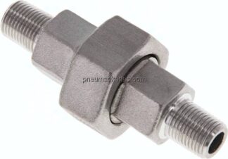 Doppelnippel trennbar R 1/8" flach dichtend,1.4408