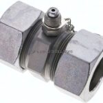 Messanschluss M16x2, 38 S (M52x2)-HD-Verschraubung, Stahl verzinkt