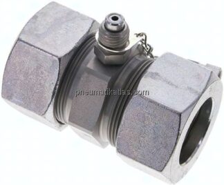 Messanschluss M16x2, 38 S (M52x2)-HD-Verschraubung, Stahl verzinkt