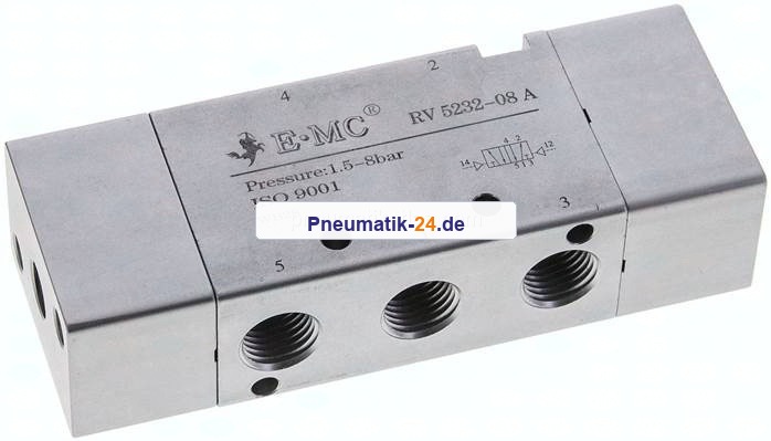 5/2-Wege Pneumatikventil, G 1/4", Impulsventil