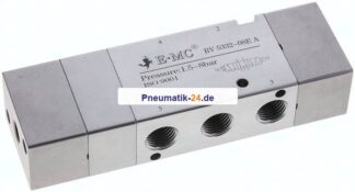 5/3-Wege Pneumatikventil, G 1/4", Mittelstellung entlüftet