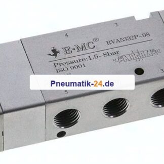 5/3-Wege Pneumatikventil, G 1/4", Mittelstellung belüftet