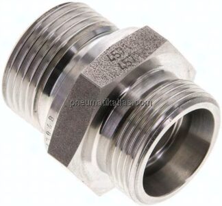 Gerade Schneidringverschr. G 3/4"-18 L (M26x1,5), ohne Mutter & Schneidring, 1.4571