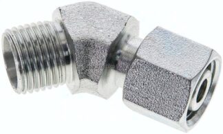 Einstellb. 45°-Schneidringverschraubung 10 L (M16x1,5), ohne Mutter & Schneidring, Stahl verzinkt