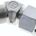 Einstellb. 45°-Schneidringverschraubung 16 S (M24x1,5), ohne Mutter & Schneidring, Stahl verzinkt