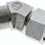 Einstellb. 45°-Schneidringverschraubung 20 S (M30x2), ohne Mutter & Schneidring, Stahl verzinkt