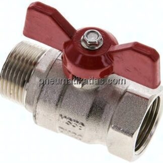 Messing-Kugelhahn, Eco-Line, R 3/4" / Rp 3/4", 0 - 25bar