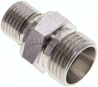 Gerade Schneidringverschr. G 1/4"-12 L (M18x1,5), ohne Mutter & Schneidring, 1.4571
