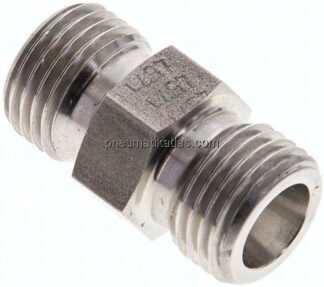 Gerade Schneidringverschraubung 8 S (M16x1,5), ohne Mutter & Schneidring, 1.4571