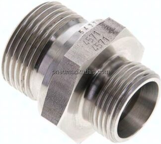 Gerade Schneidringverschr. G 3/4"-15 L (M22x1,5), ohne Mutter & Schneidring, 1.4571