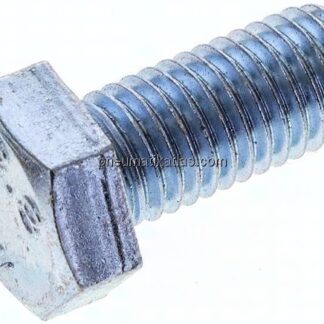 Sechskantschraube DIN 933, M 14x30, Stahl verzinkt 8.8