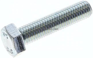 Sechskantschraube DIN 933, M 14x60, Stahl verzinkt 8.8