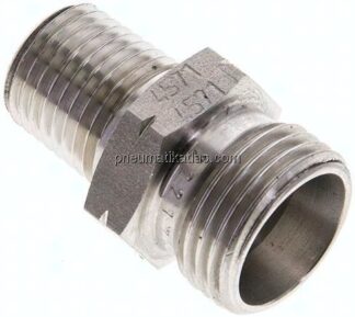 Gerade Schneidringverschr. NPT 1/4"-12 L (M18x1,5), ohne Mutter & Schneidring, 1.4571