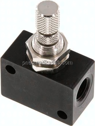 Block-Drosselrückschlagventil, G 1/8"