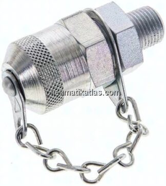 Messanschluss M16x2 - NPT 1/8" (AG), Stahl verzinkt