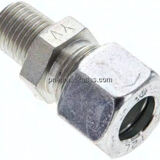 Gerade Schneidringverschr. NPT 1/4"-12 L (M18x1,5), Stahl verzinkt
