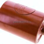 Druckluftbehälter 1l, 0 - 11bar, rot lackiert (RAL 3009, 2-K)