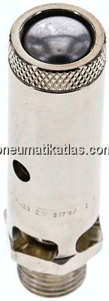 TÜV-Sicherheitsventil G 1/4" (DN8), 5,80 bar, Messing